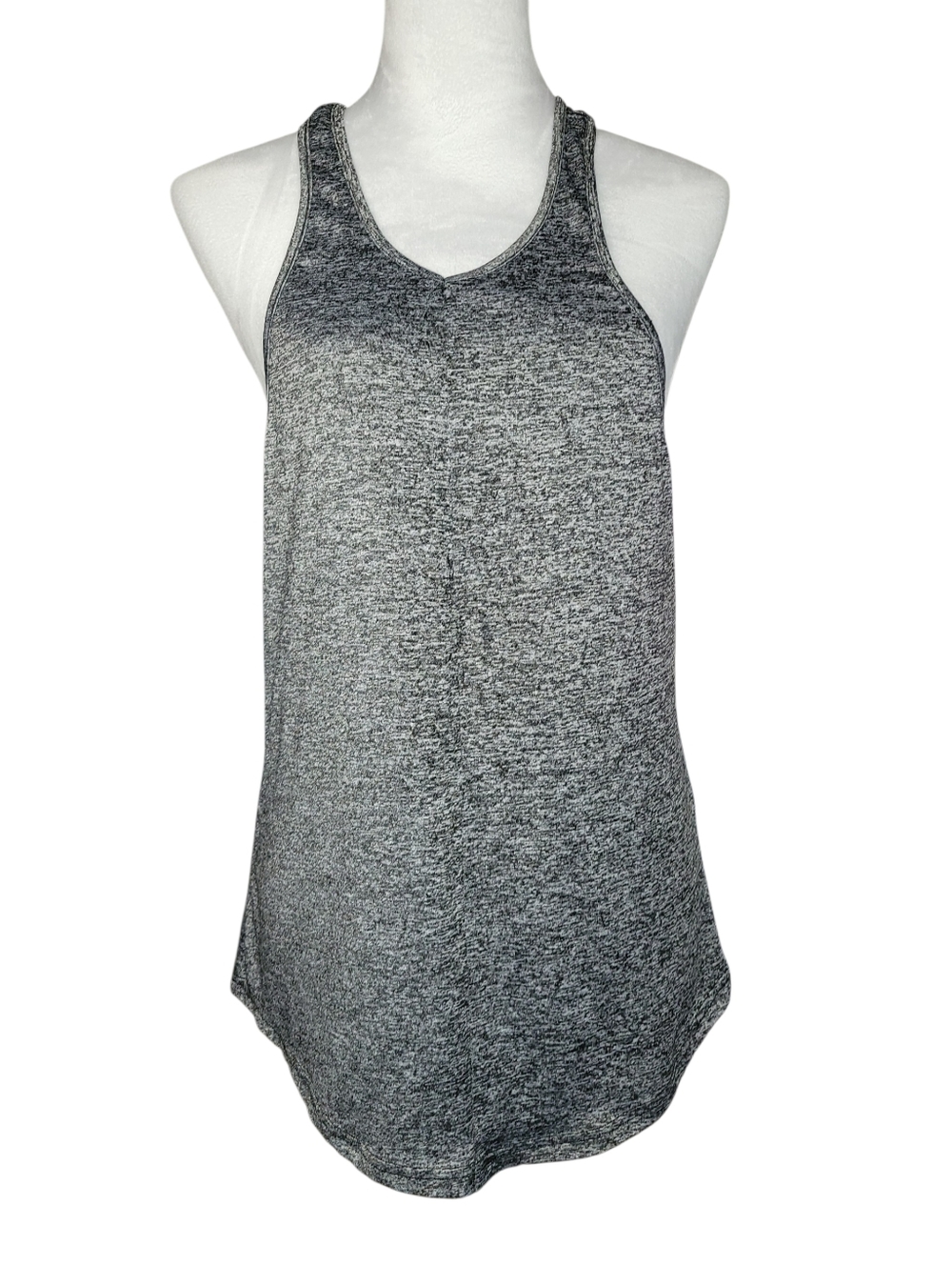 Coofandy Heathered Charcoal Racerback Performance Tank Size Small